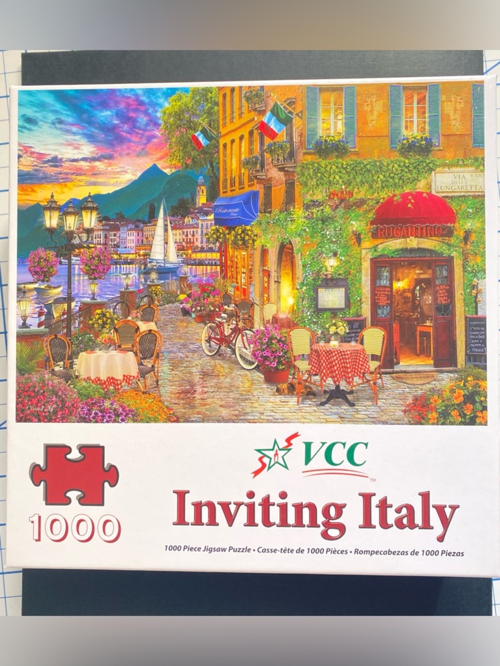 Inviting Italy 1000-Piece Jigsaw Puzzle - Colorful Scenic Italy